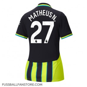 Manchester City Matheus Nunes #27 Replik Auswärtstrikot Damen 2024-25 Kurzarm